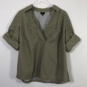 Talbots Surplice Neckline Blouse